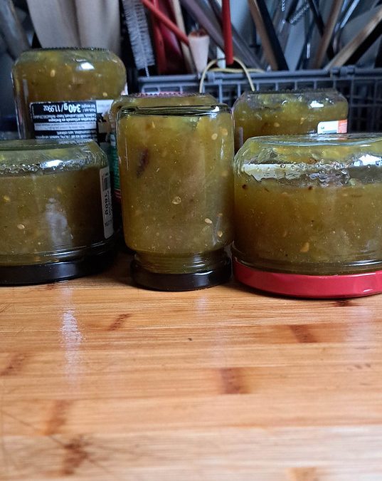 Tomates vertes, la méthode confiture